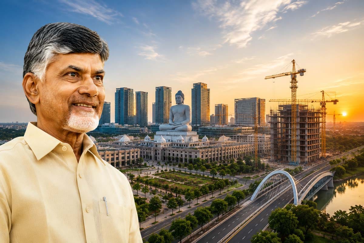 చంద్రబాబు అమరావతి సమీక్ష సమావేశం విజయవాడ గుంటూరు