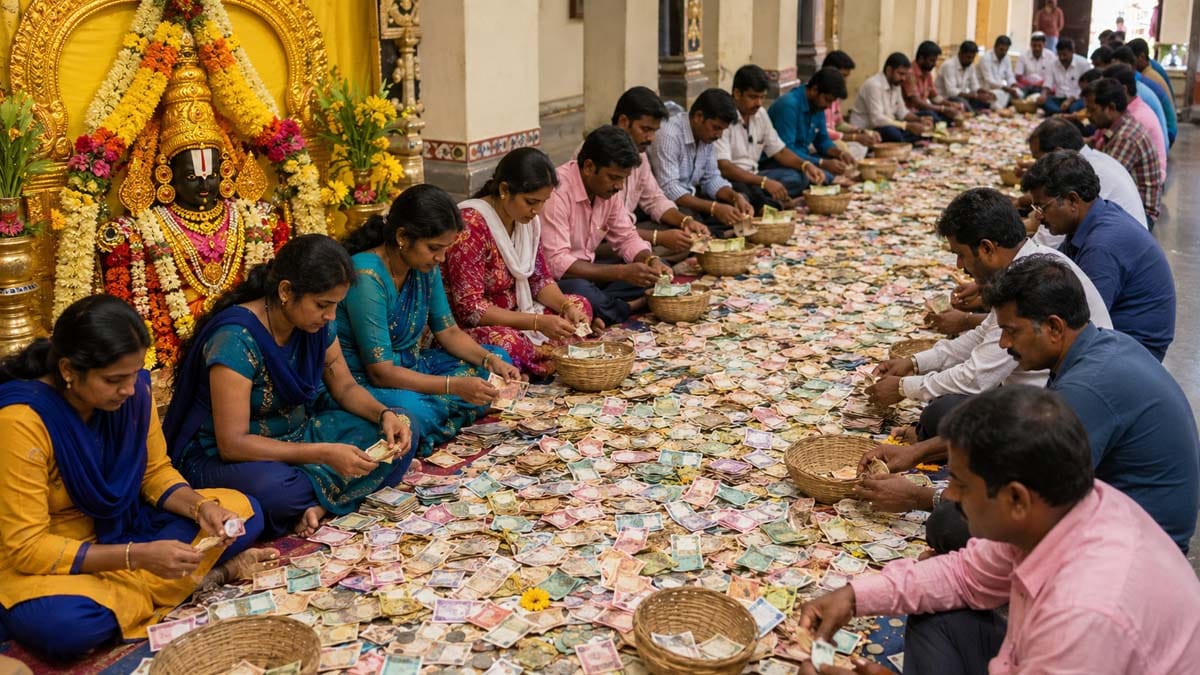 తిరుమల శ్రీవారి హుండీ రోజుకి రూ.4.5 కోట్లు రికార్డు